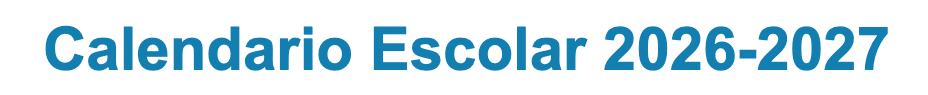 Calendario escolar 25.26