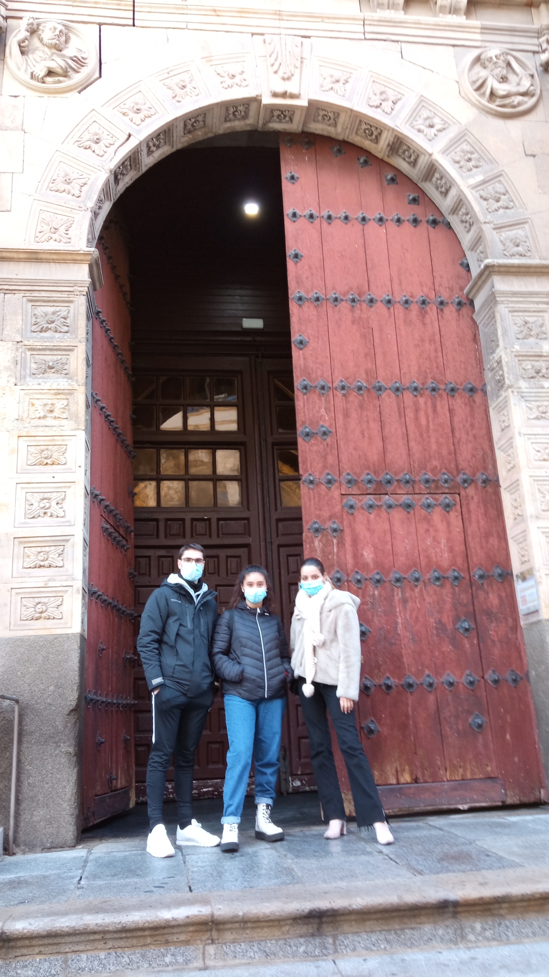 Fotografía de la visita de los alumnos de Arte a Salamanca